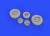 Eduard 672229 Buccaneer S.2C wheels for AIRFIX 1/72